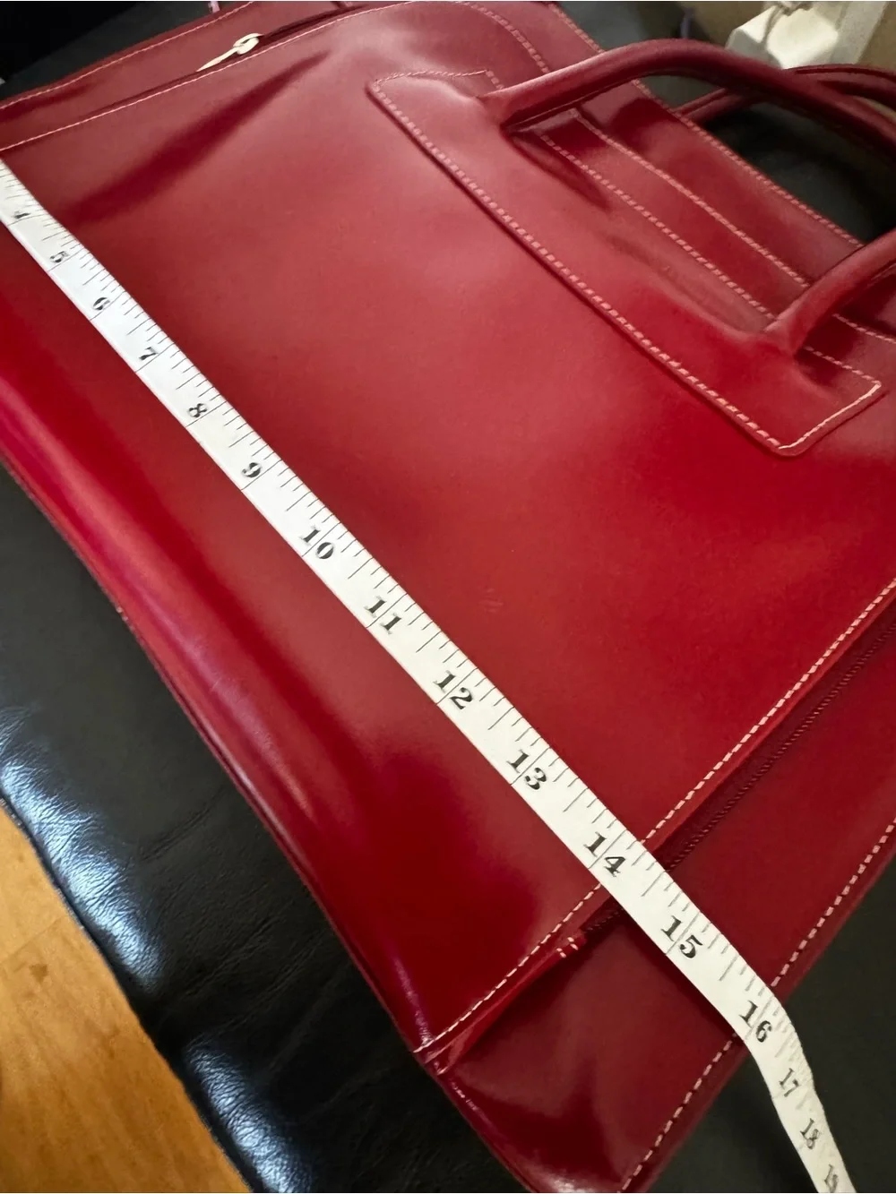 McKlein Lake Forest Red Leather 15